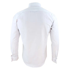 Mens White Classic Collar Shirt-TruClothing