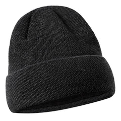 W6467 - Mens Boys Ladies Unisex Wooly Knitted Beanie Ski Hat Warm Winter Turn Up Chunky-TruClothing
